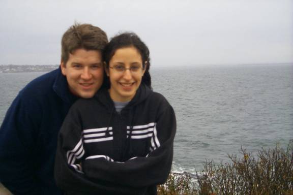 Here I am with Rachel in Newport, RI