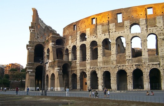 Another shot of the Colosseum.  It's a neat place because it's thousands of miles from home but you've has seen it in so many pictures, you feel like you've been there before.