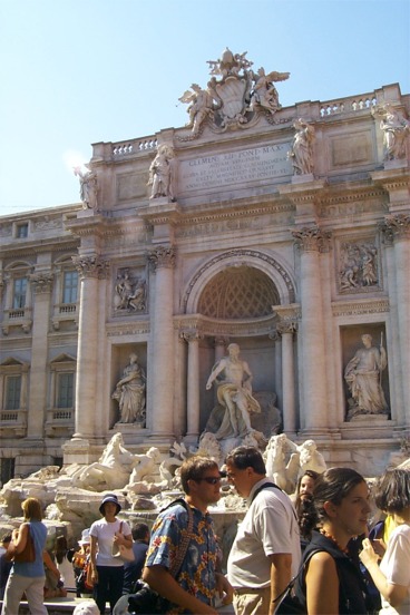 Trevi Fountain was designed by Nicola Salvi who lived from 1697-1751.