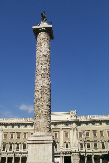 Located in Piazza Colonna we saw the column while walking from the Fontana di Trevi to a Gelateria that was recommended in the guide book we were using.  Now for those that don't know Gelato is the Italian version of Ice-cream and is quite delicious.  I believe we averaged at least 1 Gelato per day!