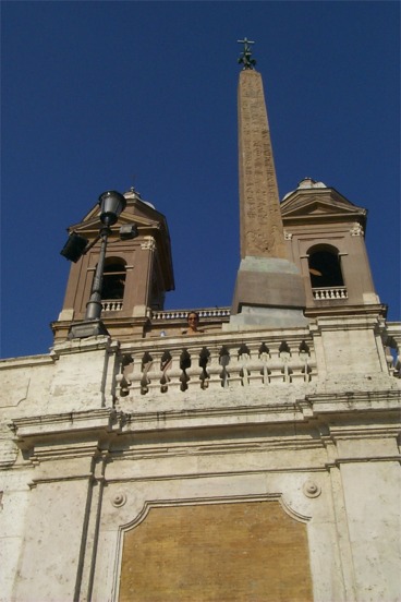 The column at the top of the steps.  An interesting thing to note is the obviously Egyptian hieroglyphs on the Obelisk.  I guess they were plundered by conquests over the Egyptians in earlier times.