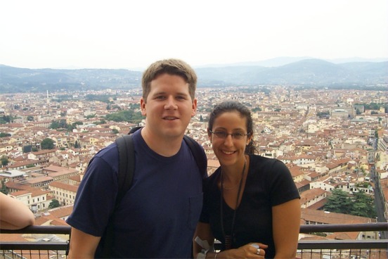 Some friendly tourists were kind enough to take this photo of Rachel and myself.