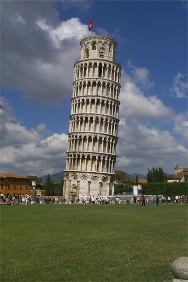 ... The Leaning Tower in all it's glory.  We got pretty lucky actually in that, if you saw the PBS special, they had just recently removed some suspension cables that were attached to the tower, which would have made for an unsightly experience...