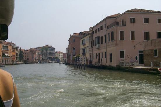The Grand Canal. This is a portion in the northern part of Venice.