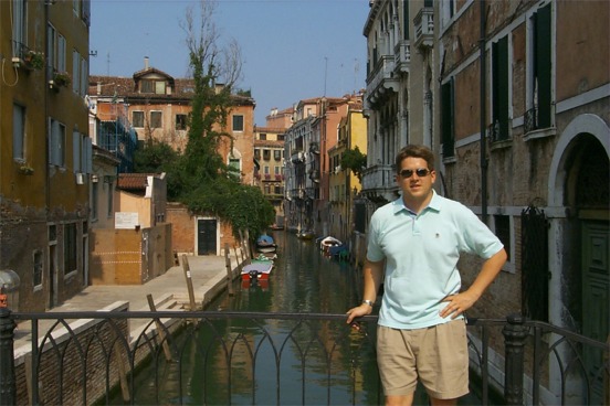 ... I don't think the colors came through as well in the pictures.  Me on the bridge.