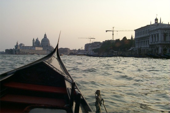 The gondola ride started from the Piazza San Marco, directly to the right.  It lasted about twenty minutes.  Short but sweet.