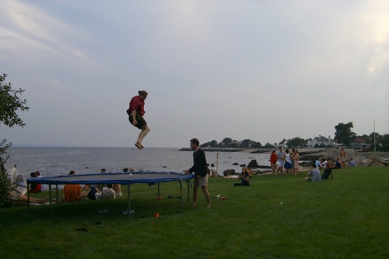 Trampoline as well.