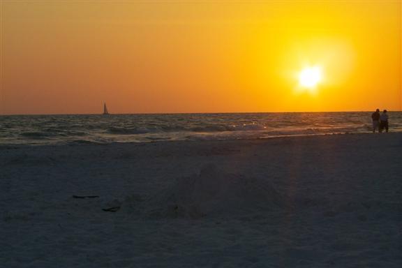 The weather in Sarasota, actually this is on Siesta Key, was spectacular for the whole trip...