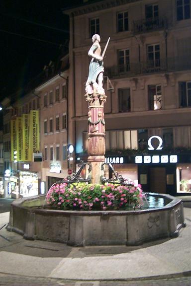 A neat fountain in place de la Palud