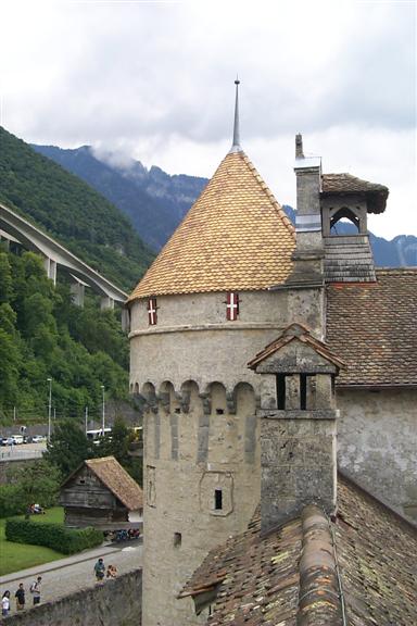 The view of an adjoining tower.