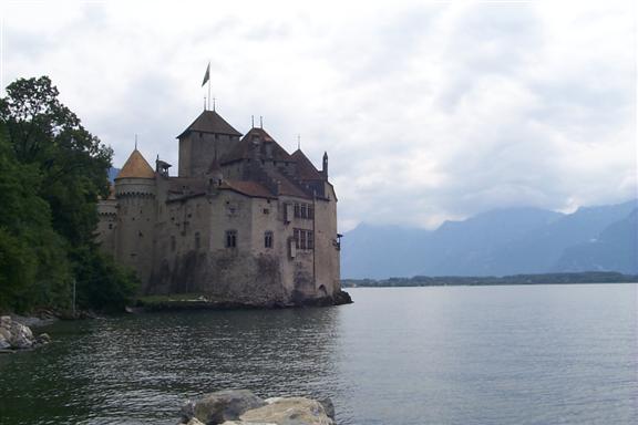 Looking back at the castle.