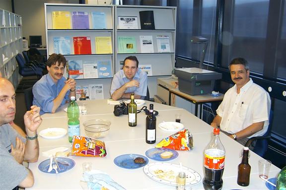 This was one of Selim last days at EPFL before heading back to Boston; he had been there for two weeks and wanted to have a barbeque for the people.