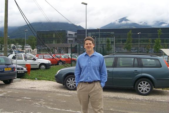 Here I am in front of SOITEC's facilities