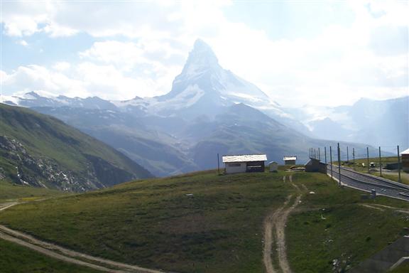 So I'll go back to my original story as you enjoy the view.  Swiss-German apparently is just a spoken language and in very a little way resembles German, so I'm told by some German folks.  