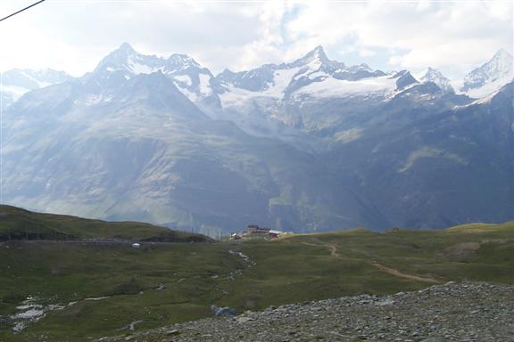 Another shot of the grass and neighboring peaks.