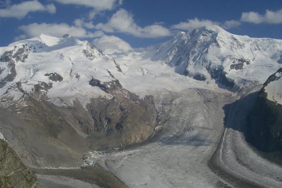 Here is the Grenzgletscher, with Monte Rosa to the left.