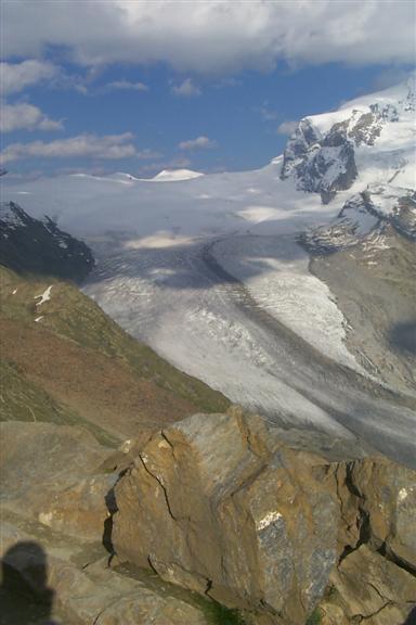 The Gornergletscher.