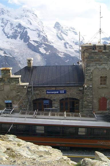 The Gornergrat station.