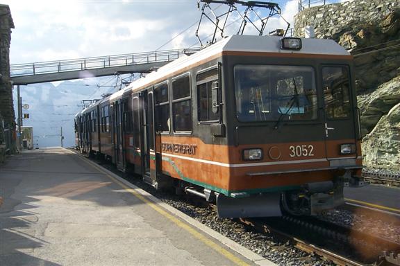 Our train back to Zermatt.