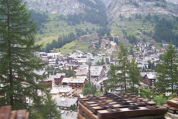 The town of Zermatt.