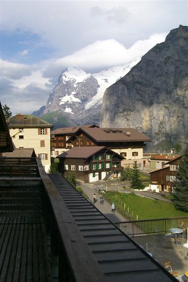 Here is the Eiger, all of these part of the Bernese Alps mountain range.