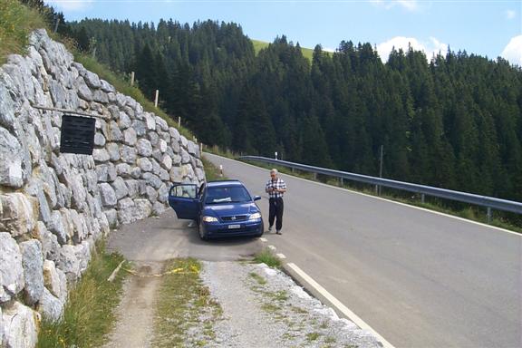 We stopped the car to take a couple photos.