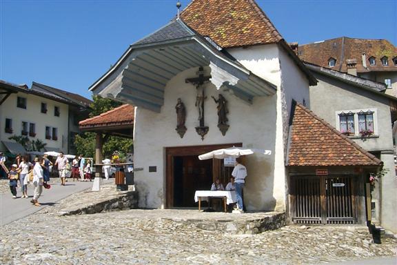 Gruyère is the place to go for fondue!  Fondue was invented in Switzerland and Gruyère is the town with the best fondue, or so I'm told by my Swiss colleagues.