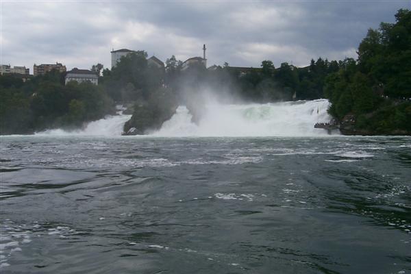 We took a little boat ride next to the falls.