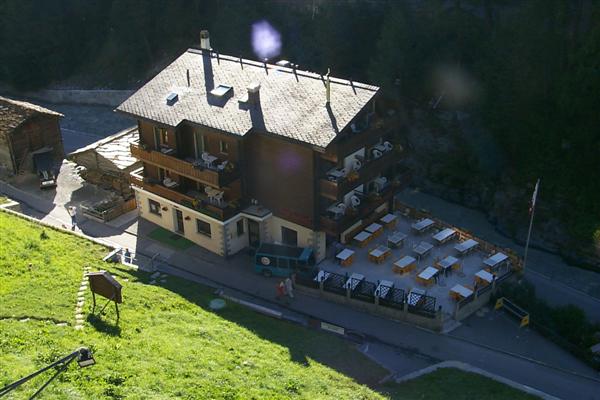 Looking down from our balcony, this is a restaurant that I ate at with my parents on their visit.