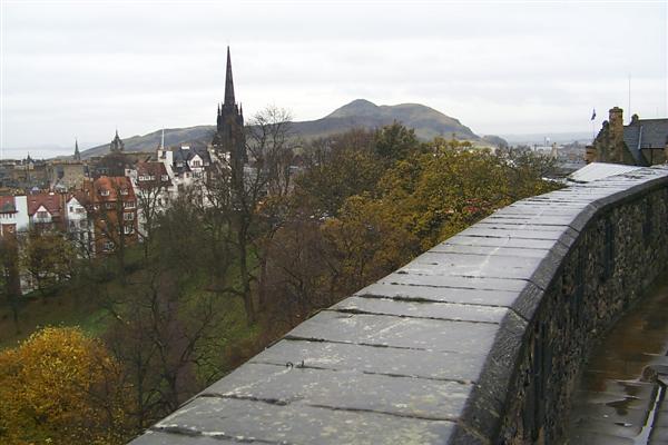 Edinburgh Castle is actually in the basalt core of an extinct volcano.
