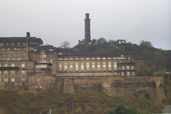 Calton Hil is home to a monument and observatory as well as the Royal High School.