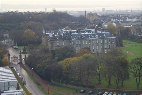 Holyrood Palace, the official Scottish residence of Elizabeth II, it was built in 1498 for James IV.