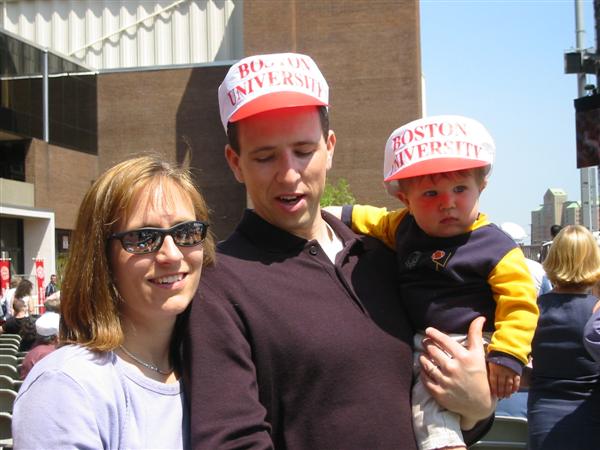 My brother Brett, his wife Christine, and youngest son Evan.
