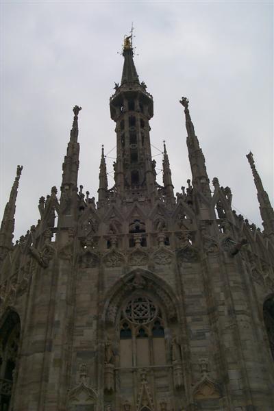 The main spires of the cathedral
