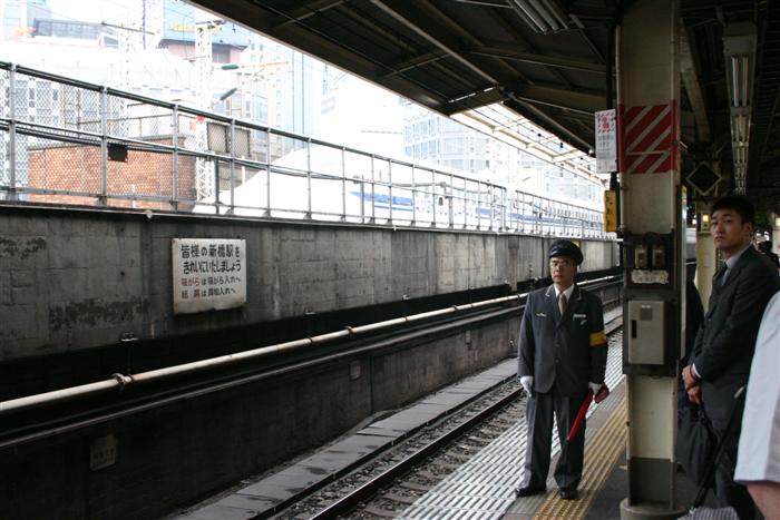 Overexpose but a bullet train passing by on the upper track