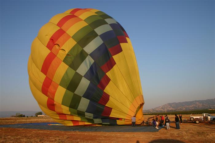 Ballooning in Napa