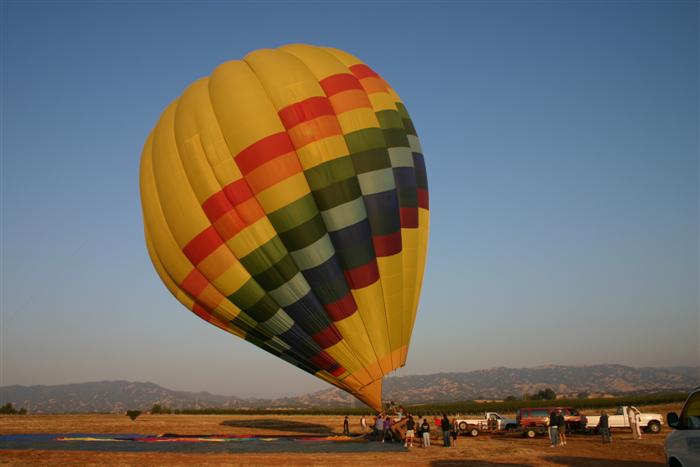 Ballooning in Napa