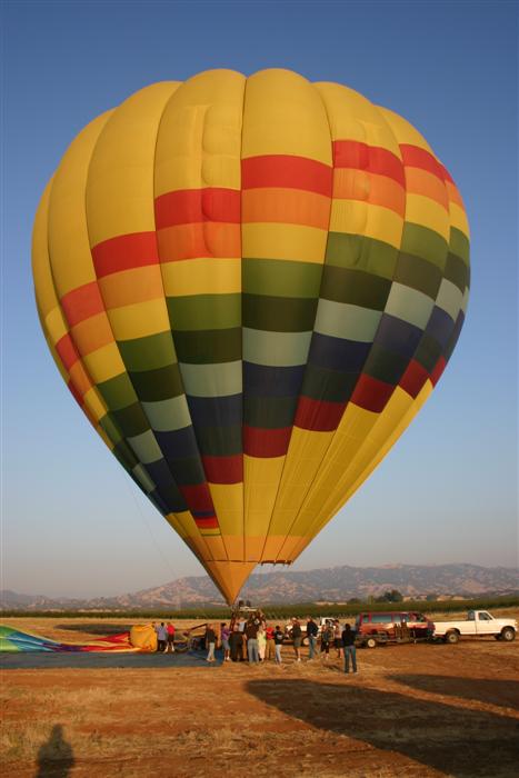 Ballooning in Napa