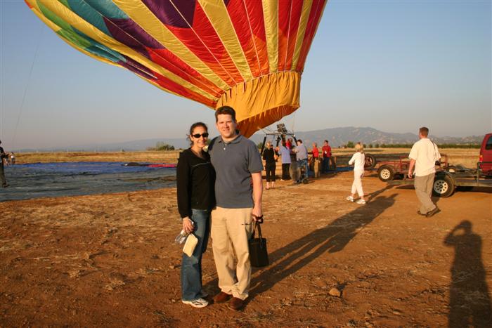 Ballooning in Napa