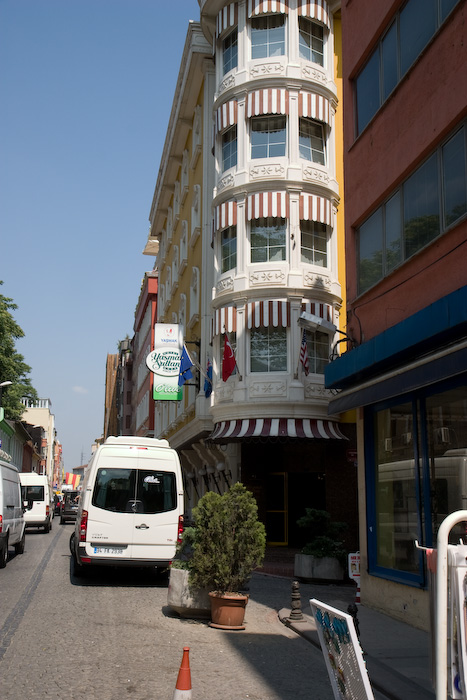 Our hotel, the Yamsuk Hotel, in the Sultanahmet area of Istanbul.  It was a great location as the major historic sites are nearby.