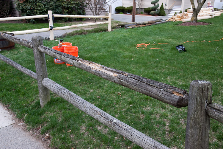 New Post and Rail Fence