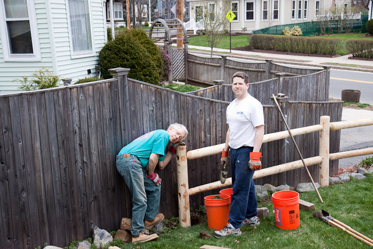 New Post and Rail Fence