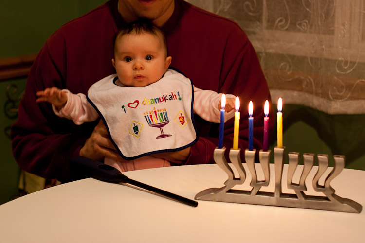 Tori's first Hanukkah